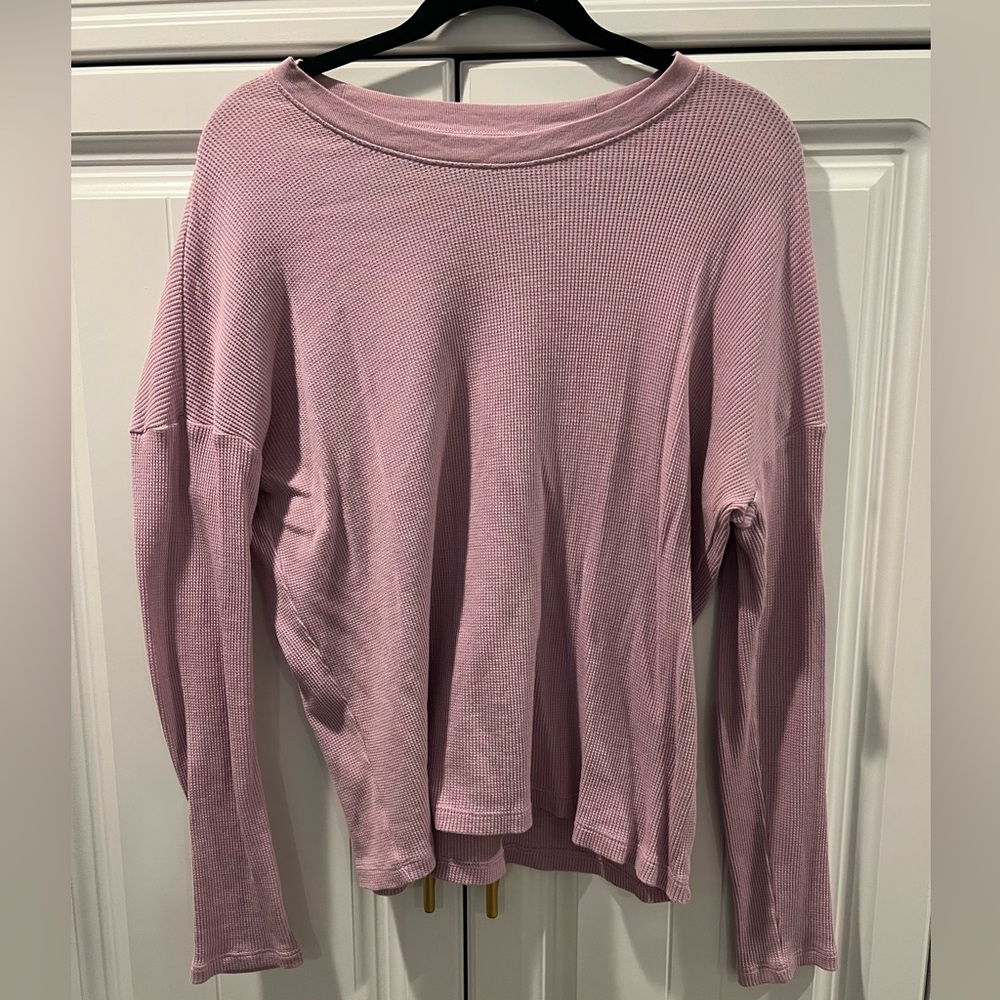 Madewell Lavender Ribbed Women's Thermal